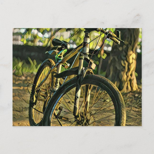 Carte Postale Œuvres d'art de cyclisme (Devant)