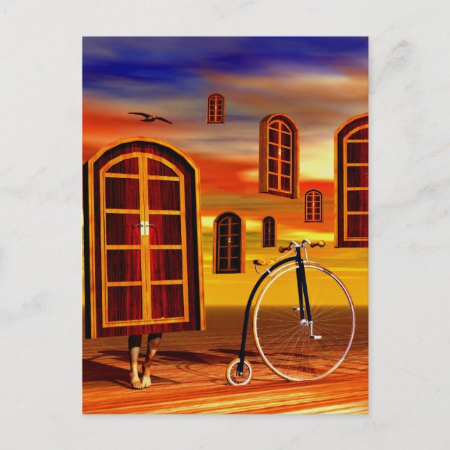 Carte Postale OEuvres surréalistes (Devant)