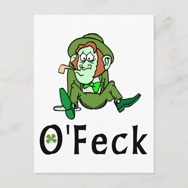 Carte Postale O'Feck Funny Irish (Devant)