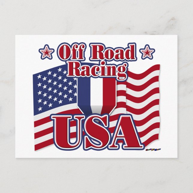 Carte Postale Off Road Racing USA (Devant)