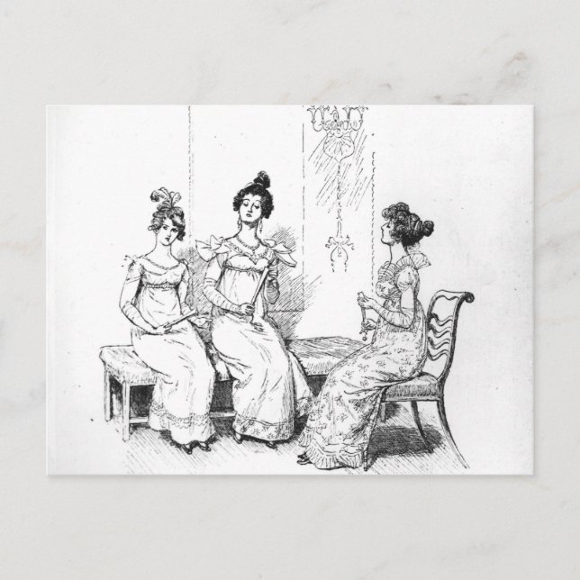 Carte Postale Offensée deux ou trois jeunes filles (Devant)