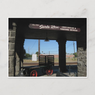 Carte Postale Office des visiteurs de père Noël Rosa