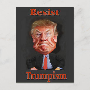 carte postale officielle de résistance au trumpism