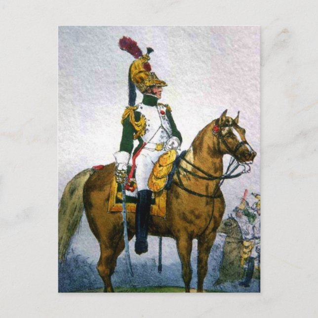 Carte Postale Officier des Dragoons de la Garde impériale (Devant)