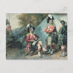 Carte Postale Officier du 79e régiment des Highlanders