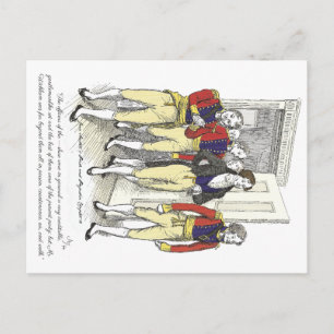 Carte Postale Officiers de la Milice Shire, Jane Austen