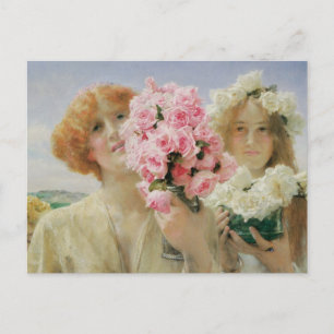 Carte Postale Offrande d'été par Sir Lawrence Alma-Tadema
