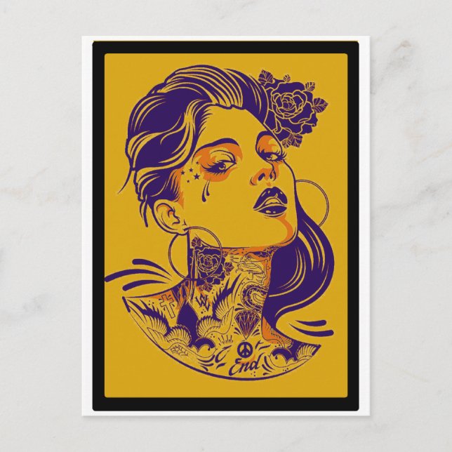 CARTE POSTALE OFFRE À LA FEMME (Devant)