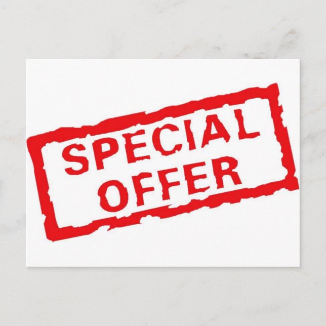 Carte Postale offre spéciale (Devant)