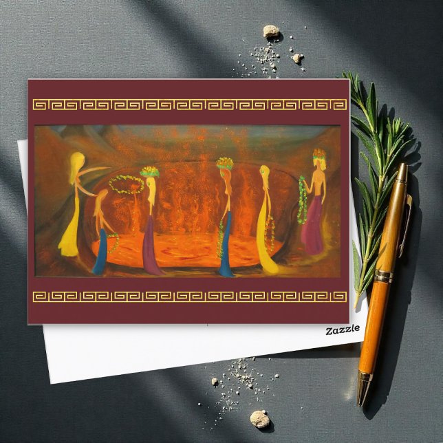 Carte Postale Offre sur la Caldera, par Marguerite Blasigname (Créateur téléchargé)