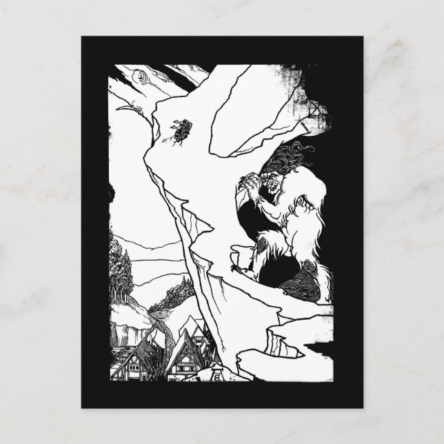 Carte Postale Ogre (Ogre glissant) (Devant)