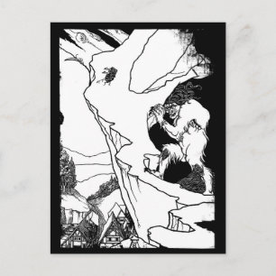 Carte Postale Ogre (Ogre glissant)