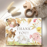 Oh Baby Farm Animaux Baby shower Merci