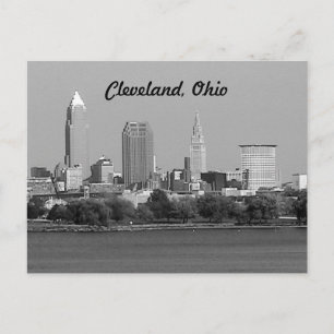 Carte postale OH Black and White Cleveland