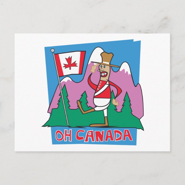 CARTE POSTALE OH CANADA (Devant)