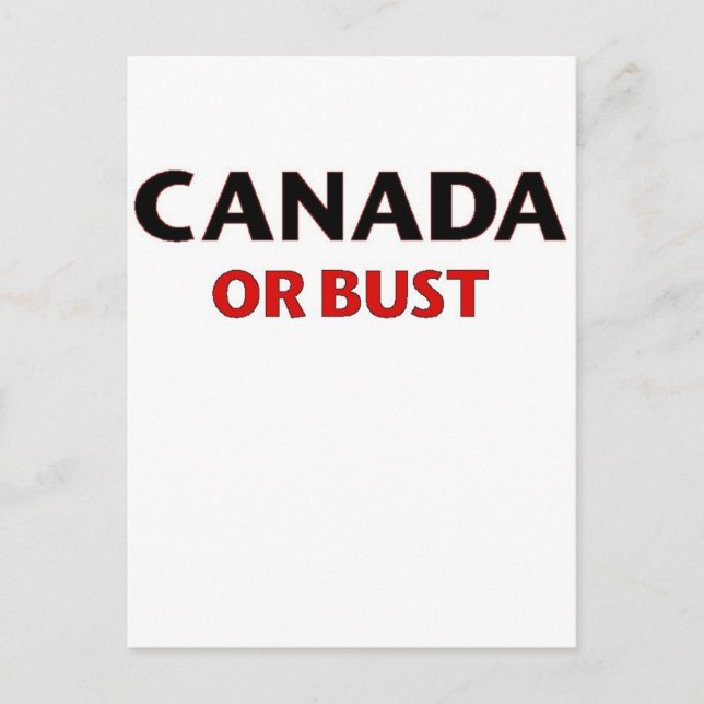 Carte Postale Oh Canada (Devant)