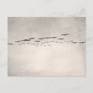 Carte Postale "oh, how they trust "