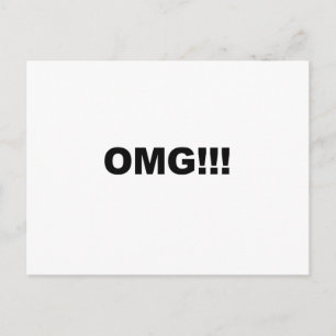 Carte Postale Oh mon Dieu ! ! !