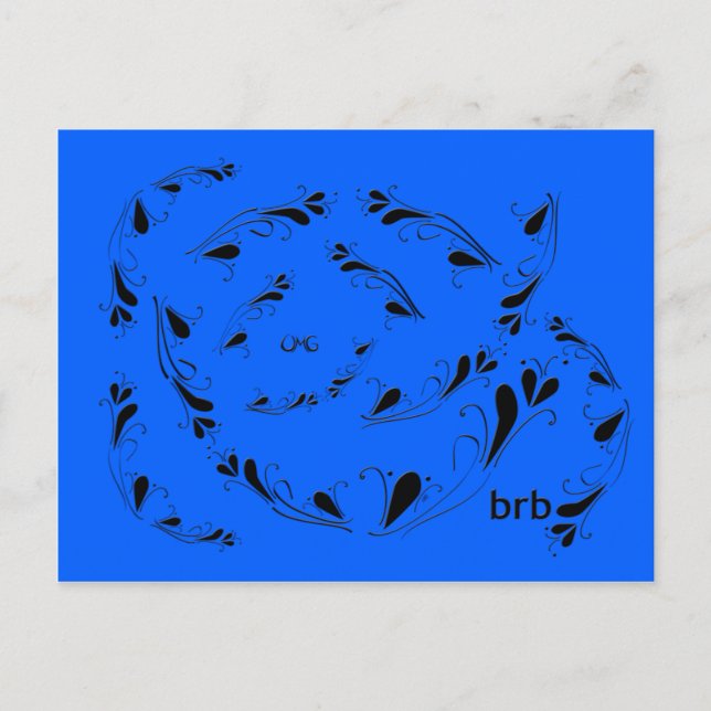 Carte Postale Oh mon Dieu ! (Devant)