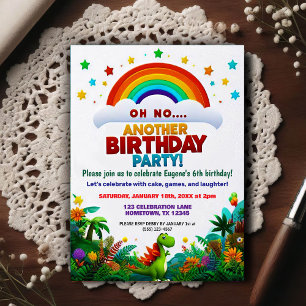 Carte Postale Oh non ! Une autre fête d'anniversaire sur le thèm