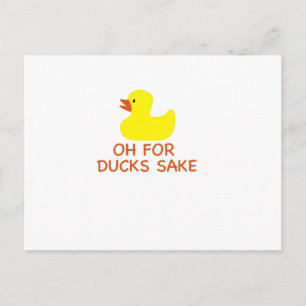 Carte Postale Oh pour l'amour des canards