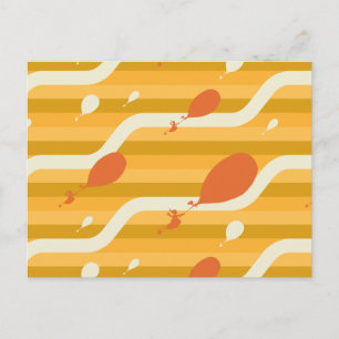 Carte Postale Oh, The Places You'll Go ! Motif Ballon Rétro