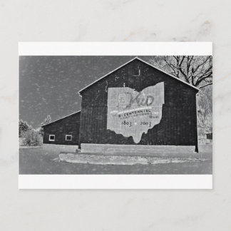 Carte Postale Ohio Barn