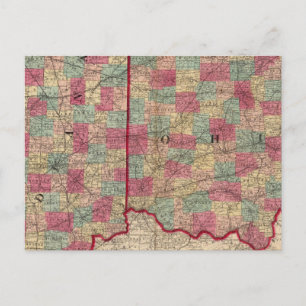 Carte Postale Ohio et Indiana 3