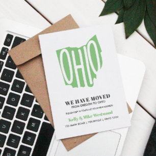 Carte Postale OHIO Nous avons proposé Nouvelle adresse Nouveau A