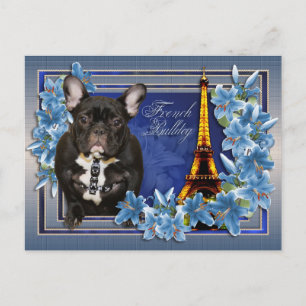 Carte Postale OhLaLa Bouledogue Français