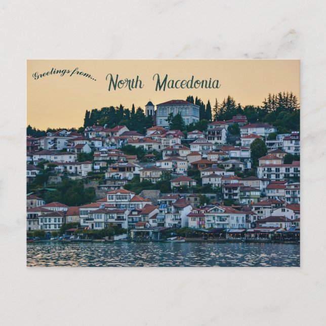 Carte Postale Ohrid Macédoine du Nord (Devant)