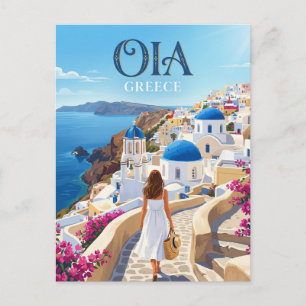 CARTE POSTALE OIA GRÈCE