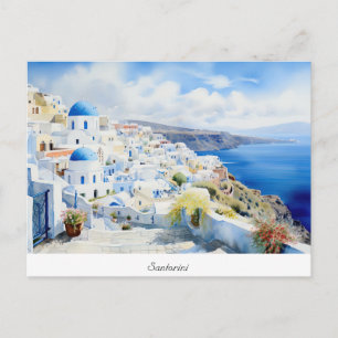 Carte postale Oia Santorin