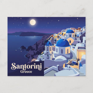Carte Postale Oia, Santorin Grèce