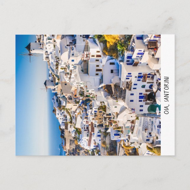 Carte postale Oia Santorini (Devant)