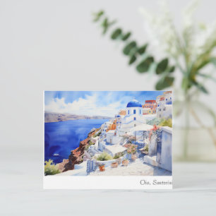 Carte Postale Oia Santorini