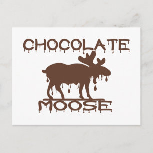 Carte Postale Oie de chocolat