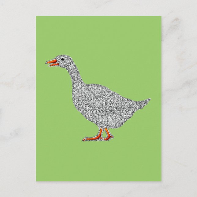 Carte Postale Oie goose (Devant)