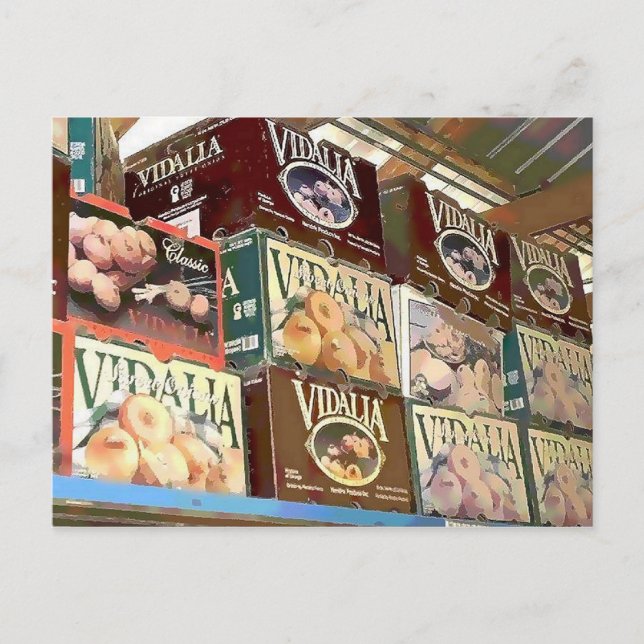 Carte Postale Oignon (Devant)