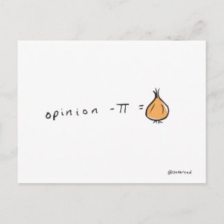 carte postale oignon