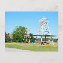 Oil Derrick Picnic Tables, Autoroute I-20, Texas