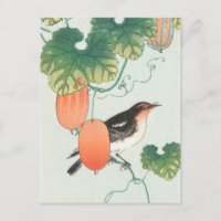 Oiseau chanteur en concombre Tableau Plante par Oh