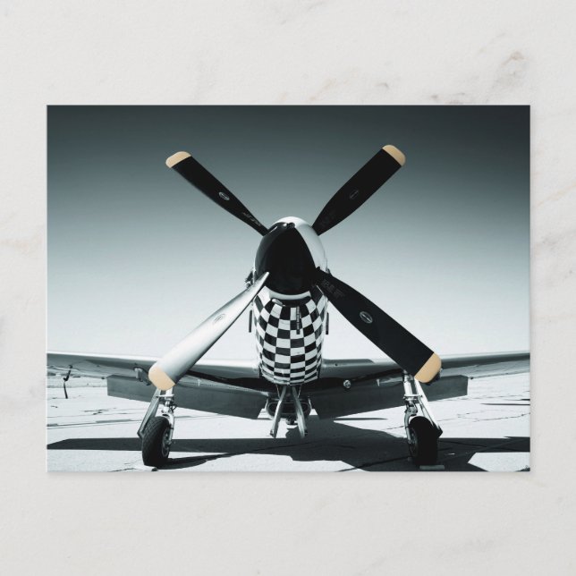 Carte Postale Oiseau de guerre vintage (Devant)