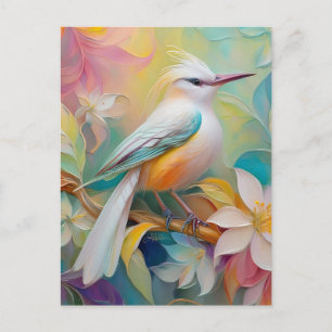 Carte Postale Oiseau d'Imaginaire tourbé d'or