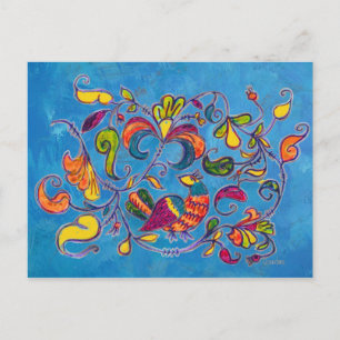 Carte Postale Oiseau du Nord de Russie