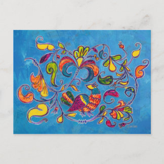 Carte Postale Oiseau du Nord de Russie