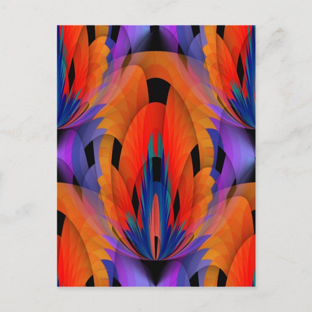 Carte Postale Oiseau Du Paradis 2 (Devant)