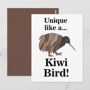Carte Postale Oiseau Kiwi