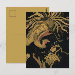 Carte Postale Oiseau mythique Howo d'Audsley : Phénix japonais d