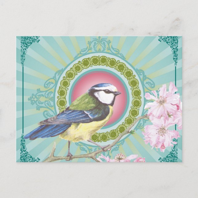 Carte Postale Oiseau tendance...carte postale (Devant)